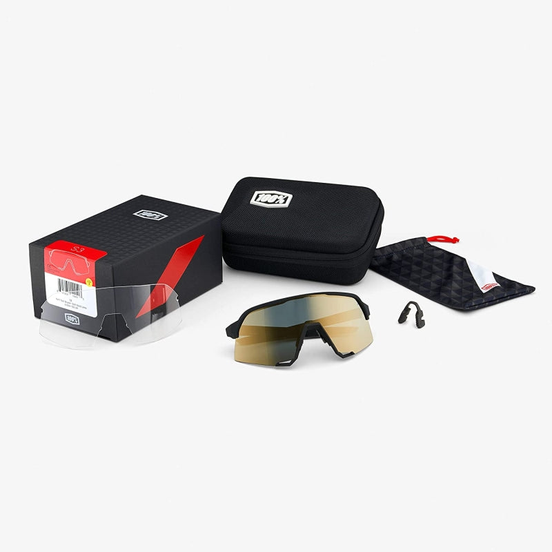 Ride 100 S3 Sunglasses Matte Cool Grey/Smoke Lens+Clear Lens Included