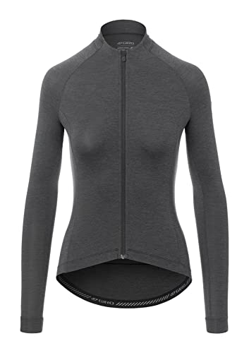 Giro Womens New Road LS Jersey - Charcoal Heather - Size S