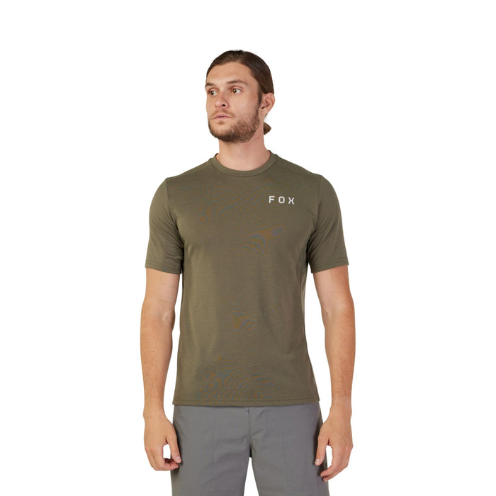 Fox Racing Ranger Dr Ss Jersey Alyn Olive Green Medium