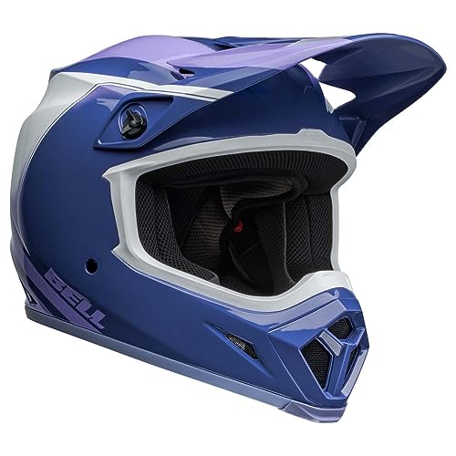 Bell Helmets Mx-9 Mips Dart Purple/White Medium - Open Box  - (Without Original Box)