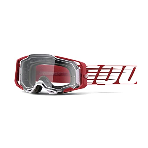 Ride 100 ARMEGA Goggle 2022 Oversized Deep Red - Clear Lens