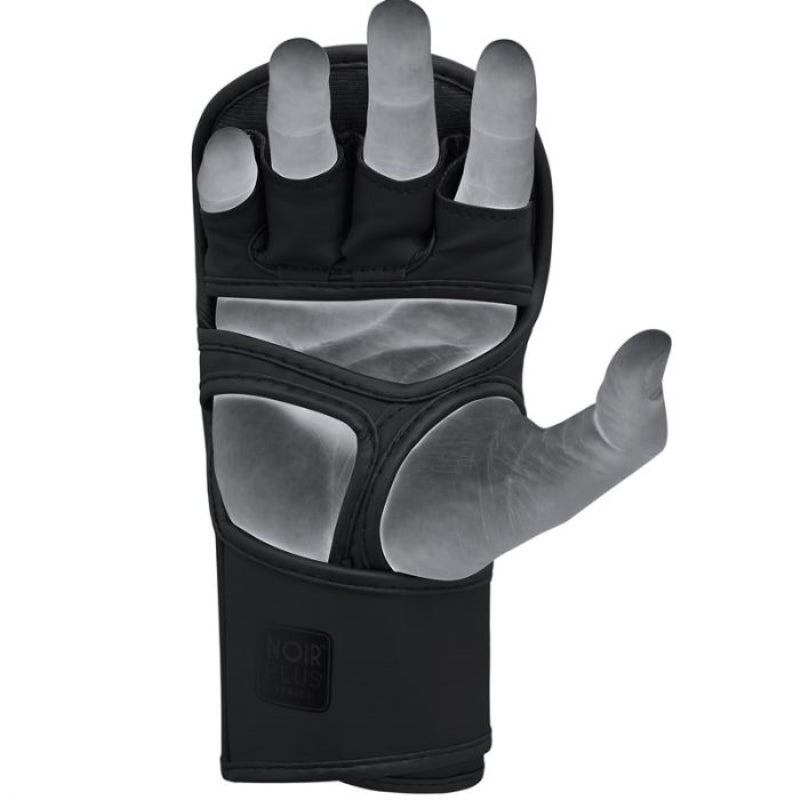 RDX Sports Grappling Gloves Shooter T-15 Matte Black Large
