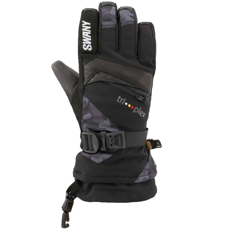 Swany X Change Glove Junior Black/Camo Large