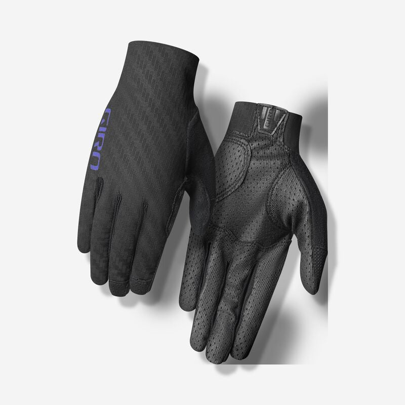 Giro Riv'ette CS Womens Dirt Gloves - Black/Electric Purple - Size M - Open Box  - (Without Original Box)