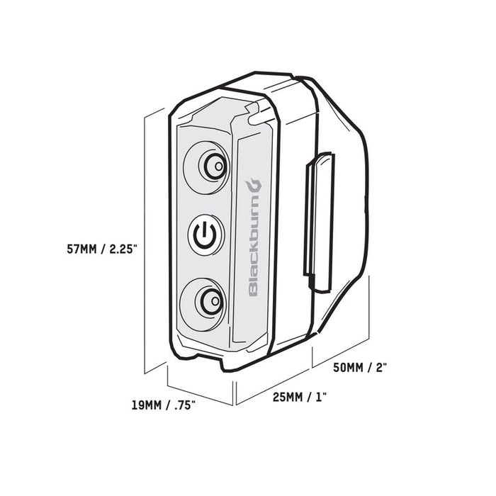 Blackburn Dayblazer 65 Rear Light Black