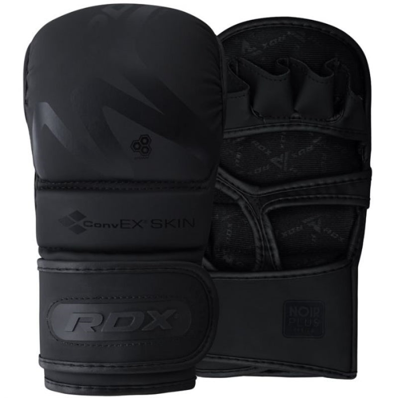 RDX Sports Grappling Gloves Shooter T-15 Matte Black Large