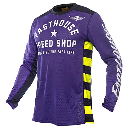 Fasthouse A/C Grindhouse Originals Jersey Purple/Black 3X-Large