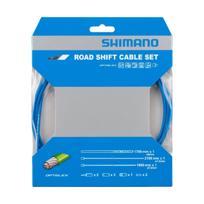 Shimano Road Optislik Shift Cable Set Blue