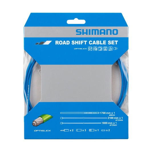 Shimano Road Optislik Shift Cable Set Blue