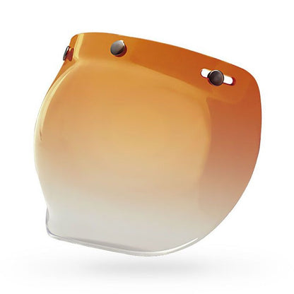Bell 3-Snap Bubble Shield Accessories - Amber Gradient - One Size - Open Box  - (Without Original Box)
