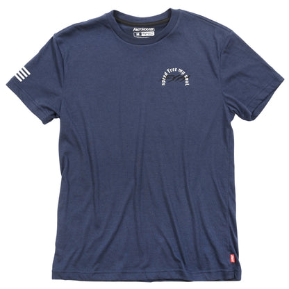 Fasthouse Menace SS Tech Tee Midnight Navy Large