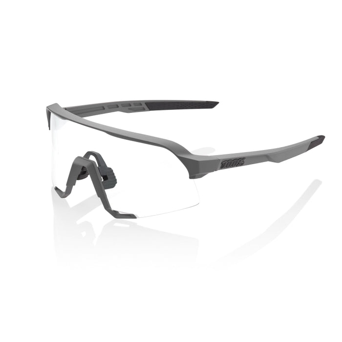 Ride 100 S3 Sunglasses Matte Cool Grey/Smoke Lens+Clear Lens Included