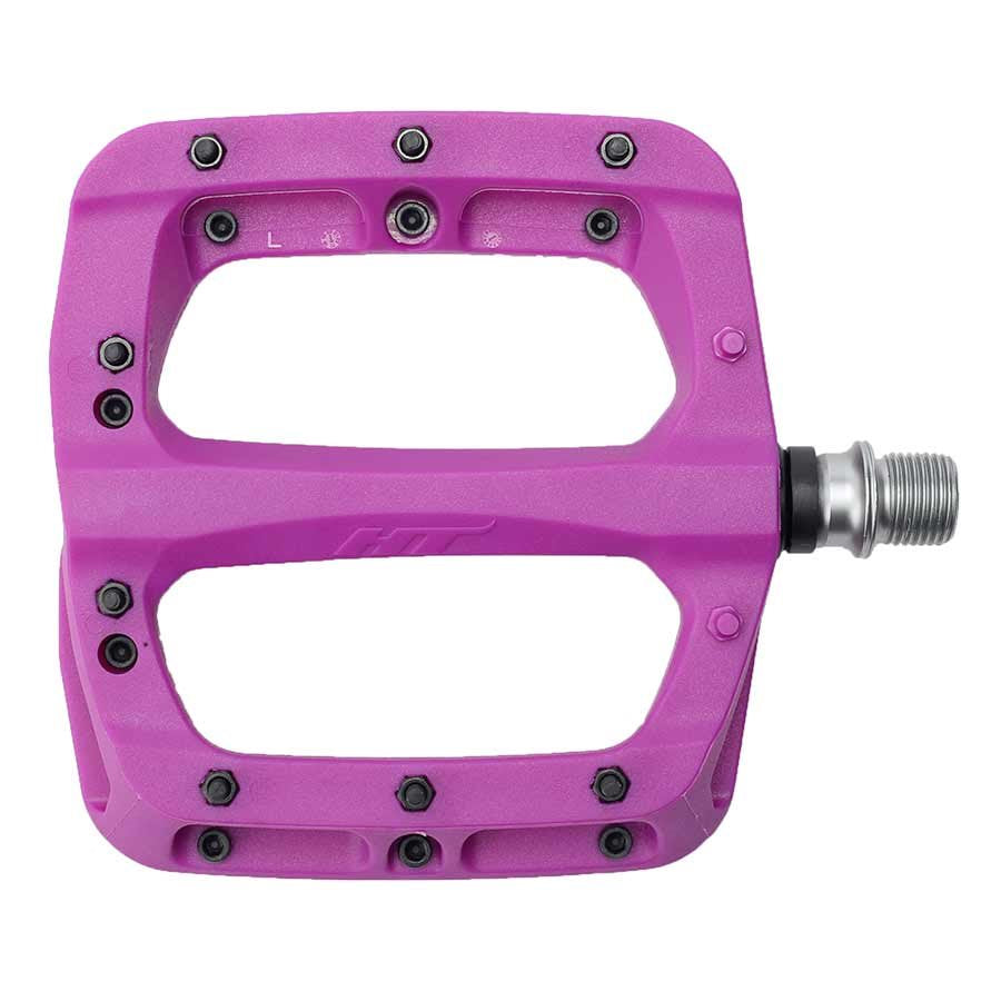 Ht Components Pa03A Nano P Platform Pedals Body: Nylon Spindle: Cr-Mo 9/16'' Purple Pair