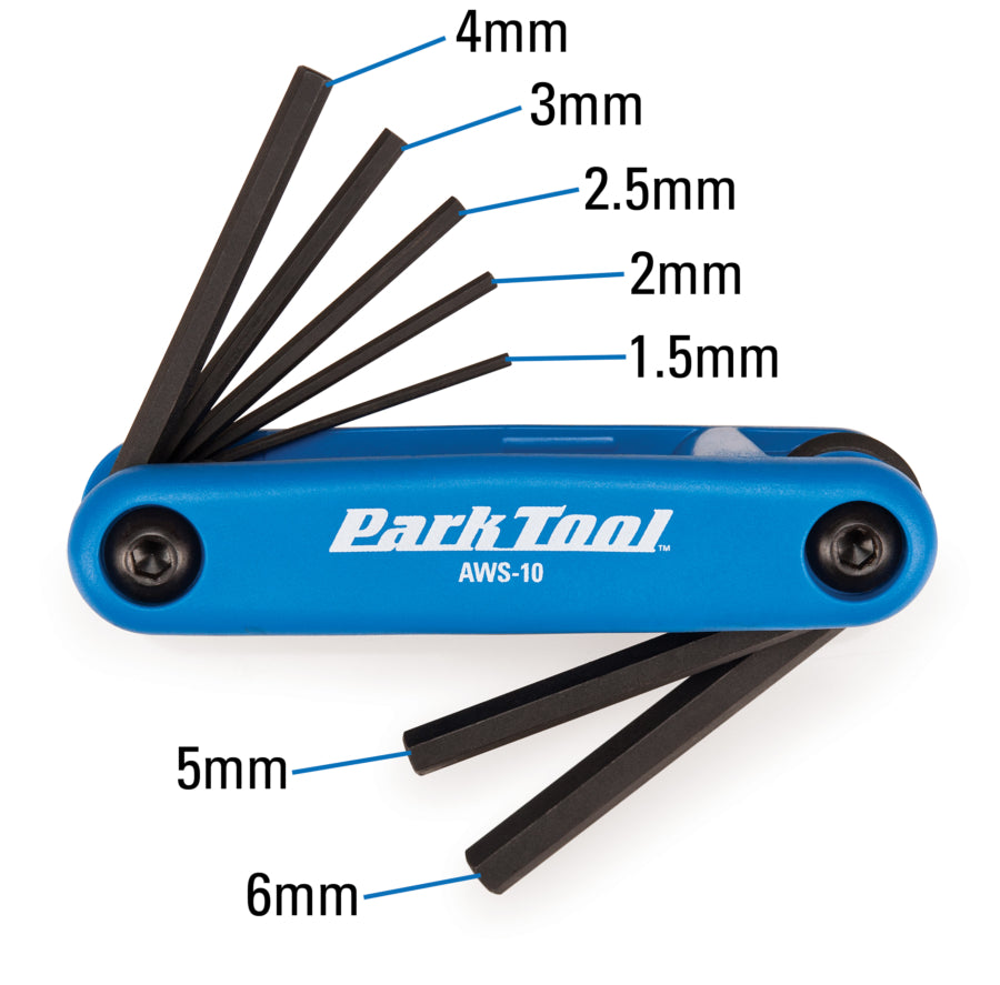 Park Tool Fold Up Wrench Set T7, T9, T10, T15, T20, T25, T27, T30, T40 Wrenches