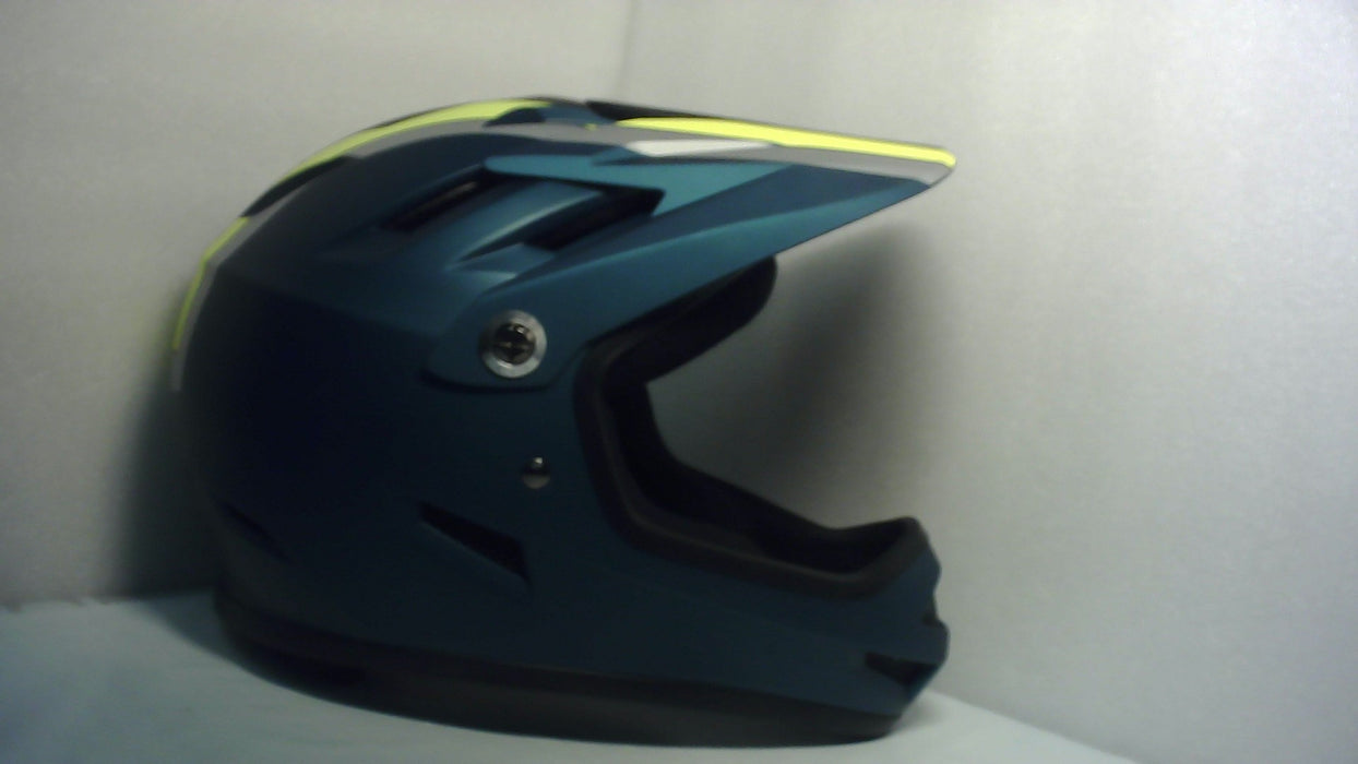 Bell Bike Sanction Helmet Agility Matte Blue/Hi-Viz Small - Open Box  - (Without Original Box)