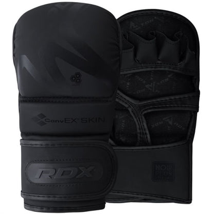 RDX Sports Grappling Gloves Shooter T-15 Matte Black Medium
