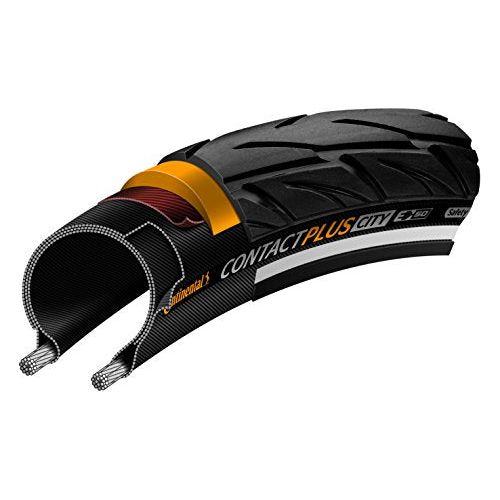 Continental CONTACT PLUS Clincher Wire with SafetyPlus Breaker E50 Bicycle Tires