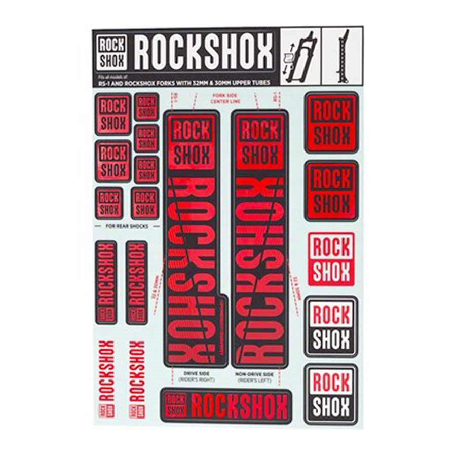 RockShox 30/32mm Decal Kit