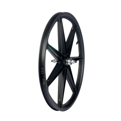 Skyway Tuff II 24" 7 Spoke Bicycle Wheel - ISO:507, Bolt-on, Double wall construction