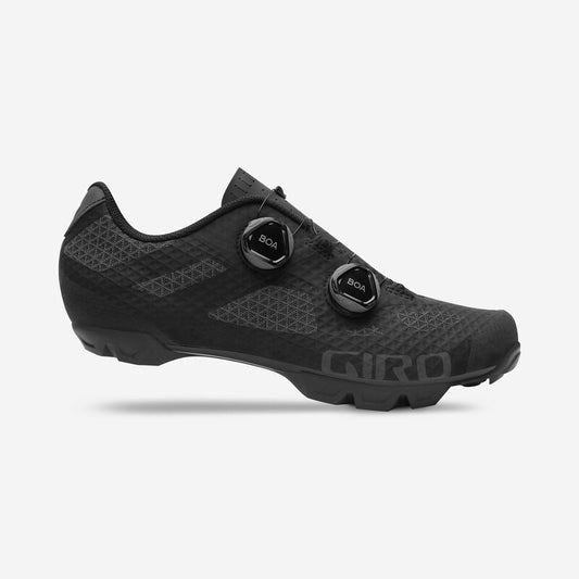 Giro Sector Dirt Shoes - Black/Dark Shadow - Size 46
