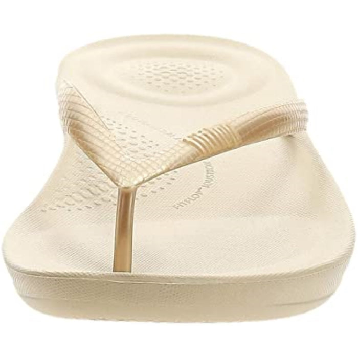 Fit Flop Iqushion Ergonomic Womens Gold 10M US - Open Box  - (Without Original Box)