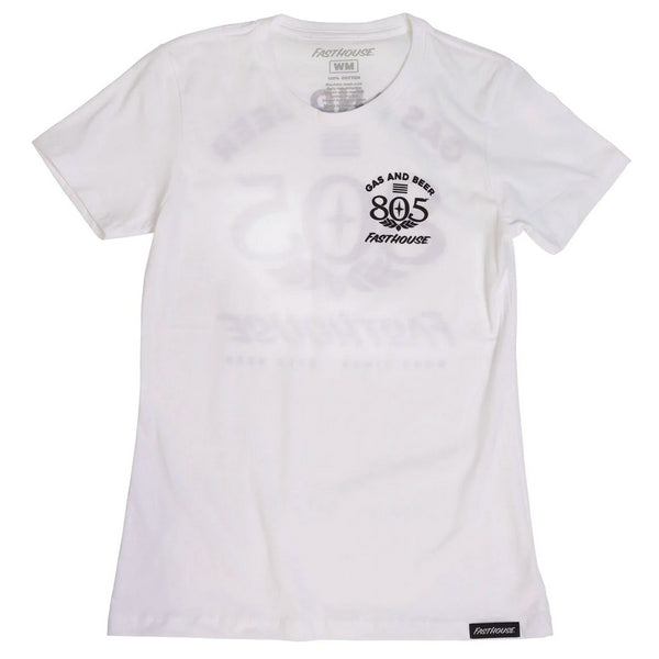 Fasthouse 805 Necessities Tee Womens White WLarge