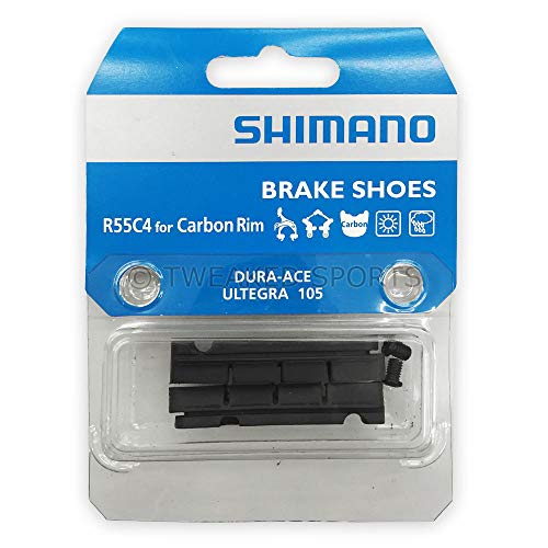 Shimano R55C4 Brake Shoes & Fixing Bolts For Carbon Rim