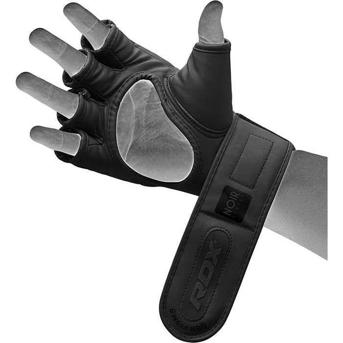 RDX Sports Grappling Glove F15 Matte Black Medium