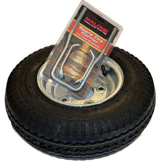 Malone Xtralight™ Galvanized Spare Tire W,Locking Attachment - Open Box  - (Without Original Box)