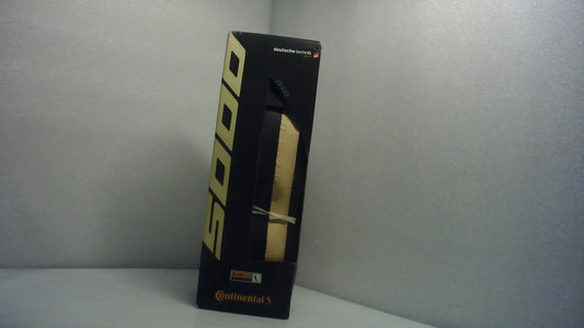Continental Grand Prix 5000 700 X 25 Folding Black/Cream  + Black Chili - Open Box  - (Without Original Box)