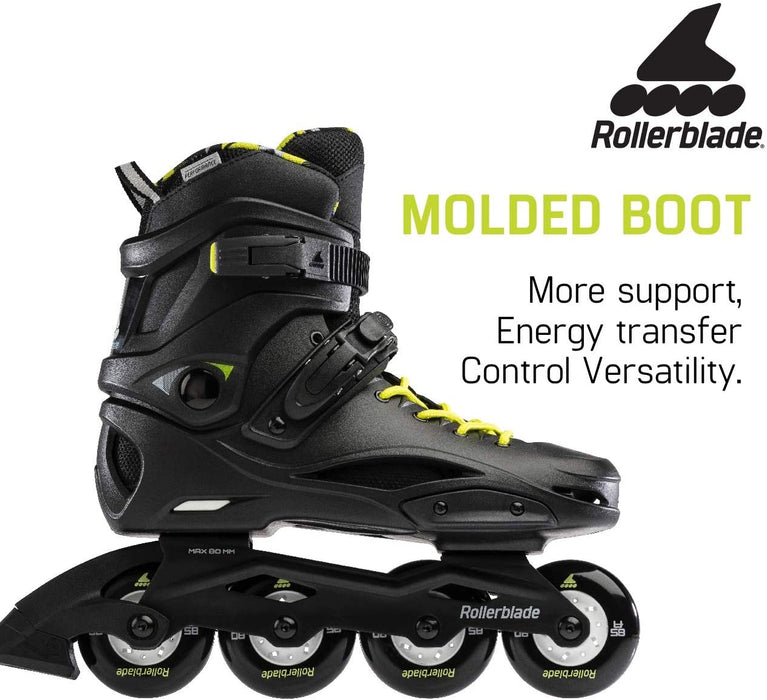 Rollerblade RB Cruiser Mens Black/Neon Yellow 9