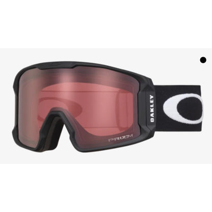 Oakley Men'S Line Miner Snow Goggles, Matte Black, Prizm Rose, Large