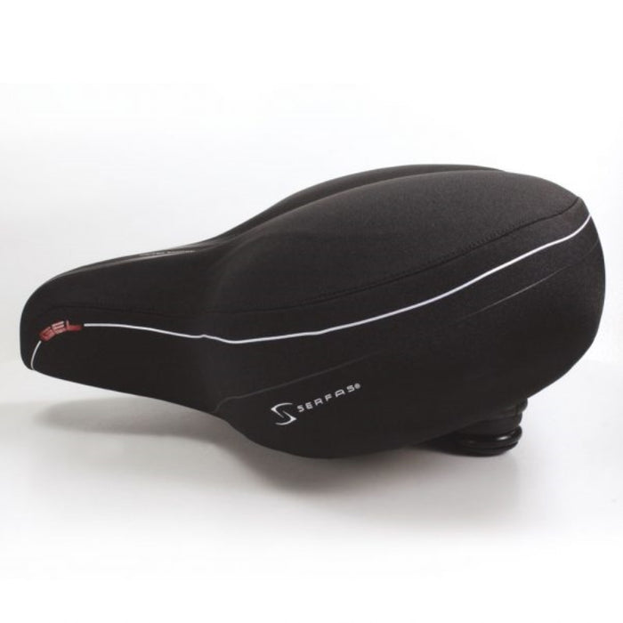 Serfas Super Cruiser Lycra Saddle w/Ics Black 330mm / 345mm